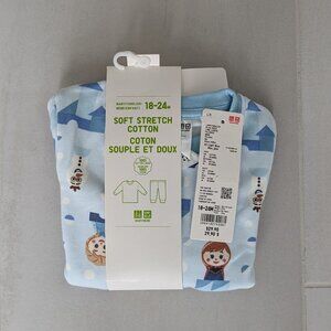 NWT (2/$20) Uniqlo - Soft Stretch Cotton Long-Sleeve Pajamas